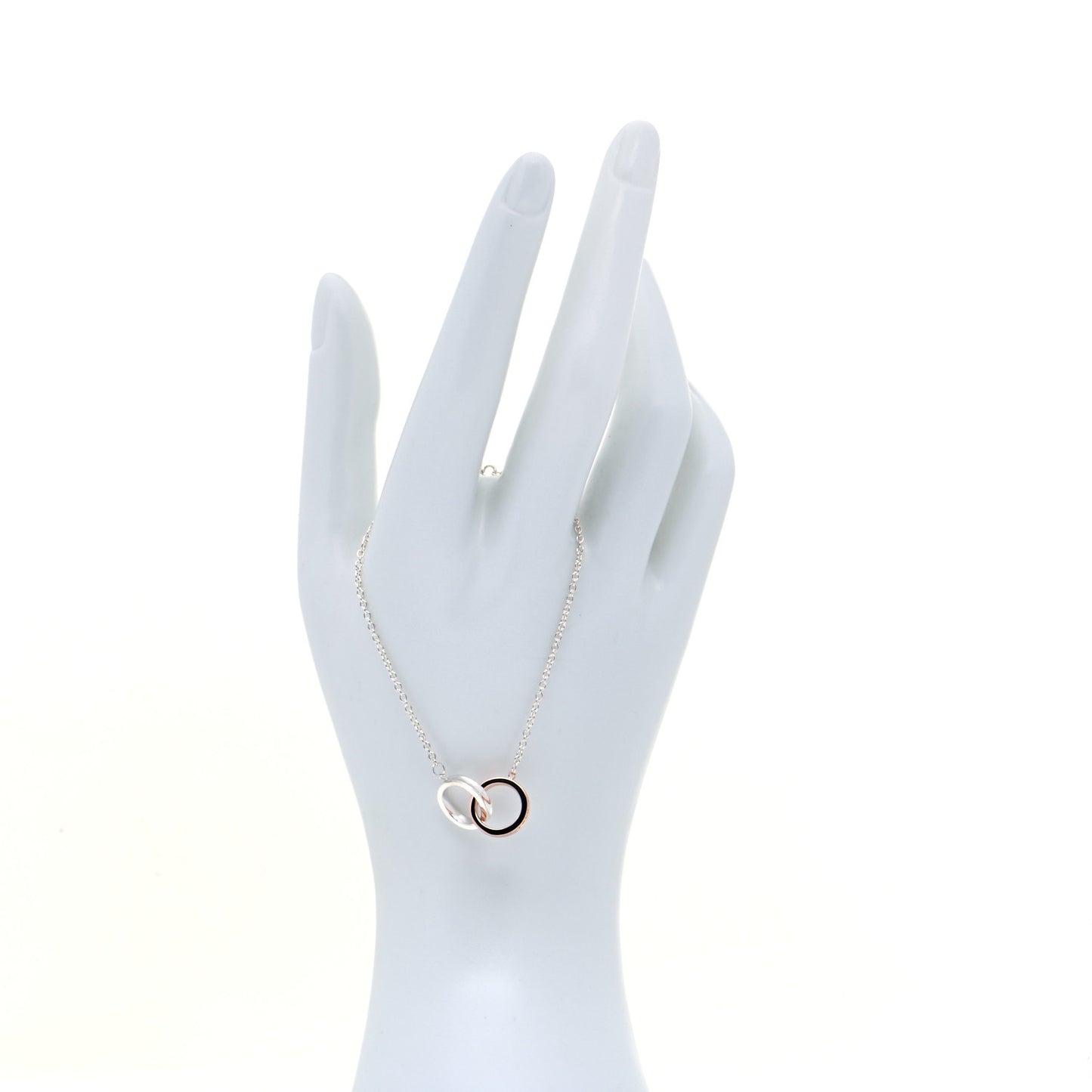 Sterling Silver Rubedo 1837 Interlocking Bracelet