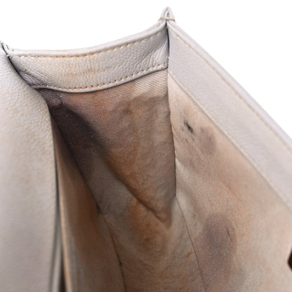 Chanel Caviar Quilted Medium Boy Flap Light Grey 12 of 20