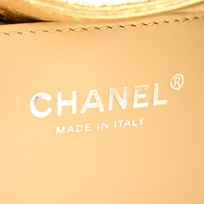 Chanel Metallic Aged Calfskin Quilted Small Chanel 25 Handbag Gold 6 of 11