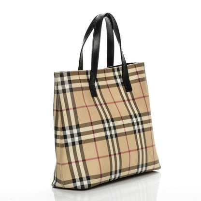 Burberry House Check Medium Tote Black 3 of 7