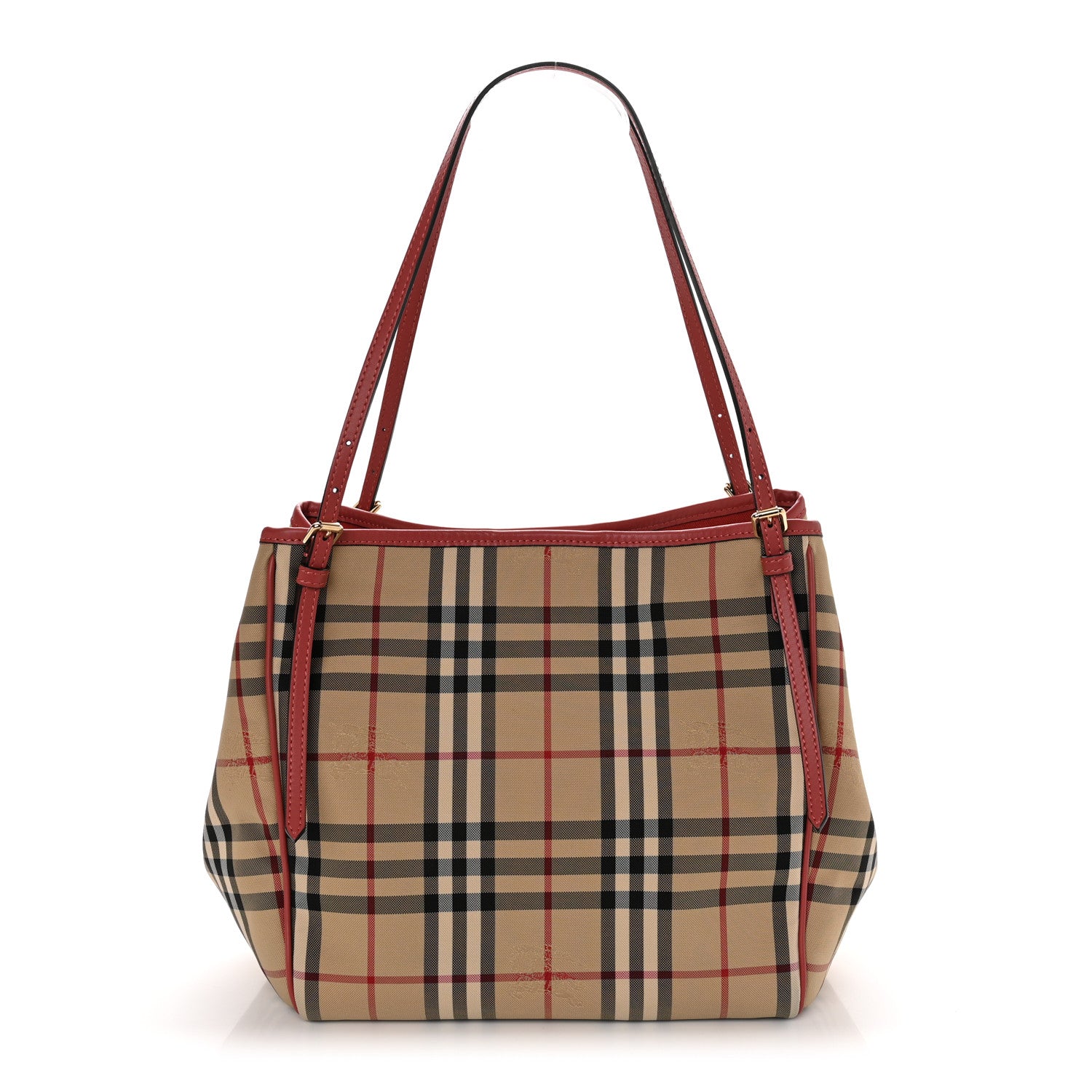Burberry Horseferry Check Small Canterbury Tote Antique Rose 1 of 10
