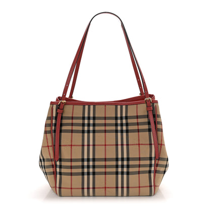 Burberry Horseferry Check Small Canterbury Tote Antique Rose 1 of 10