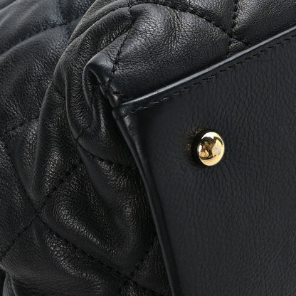 Chanel Calfskin Quilted Small Chain Me Tote Black 9 of 12