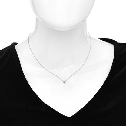 Tiffany Platinum Diamond Mini Victoria Necklace 2 of 5