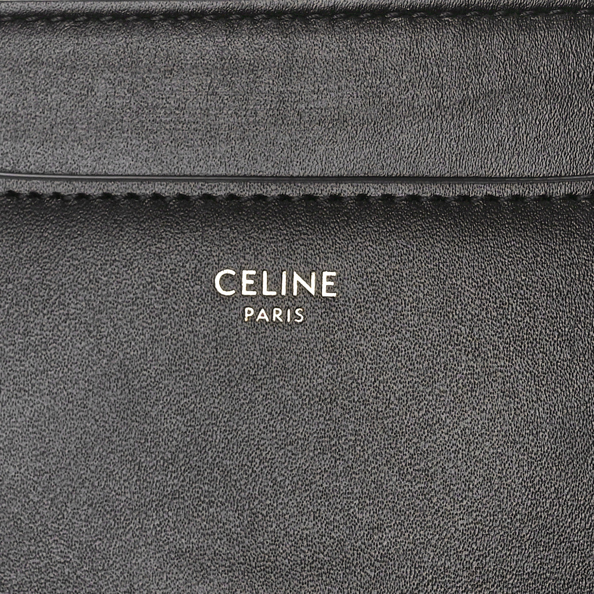 Celine Satinated Calfskin Small 16 Top Handle Bag Black 6 of 10