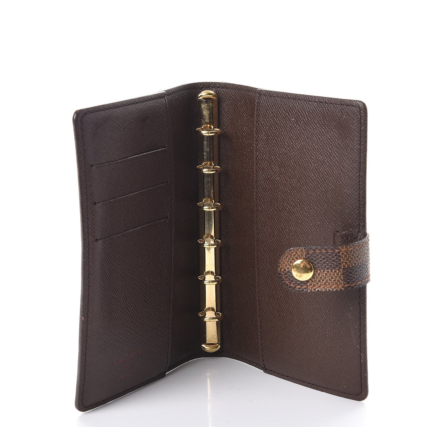 Damier Ebene Small Ring Agenda Cover