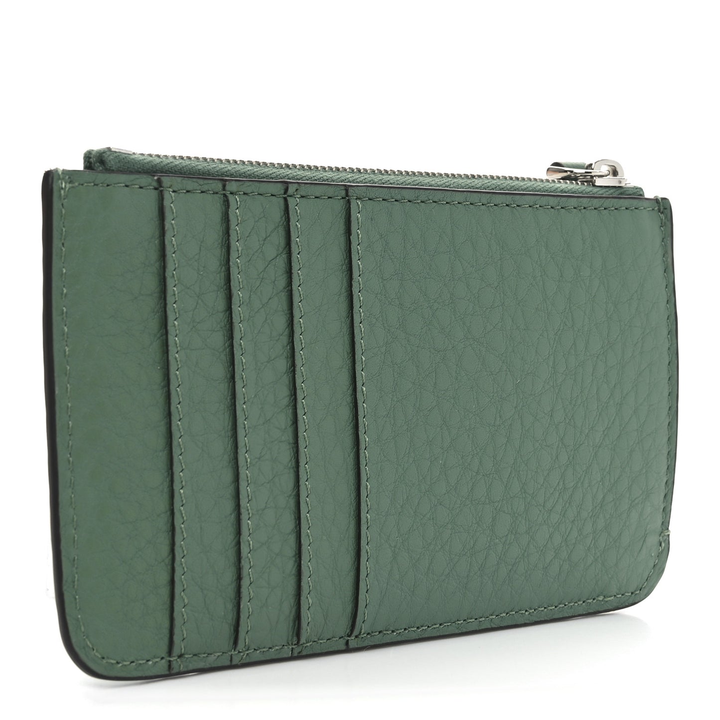 Cuoio Romano Vitello Grace Key Case Pouch Green