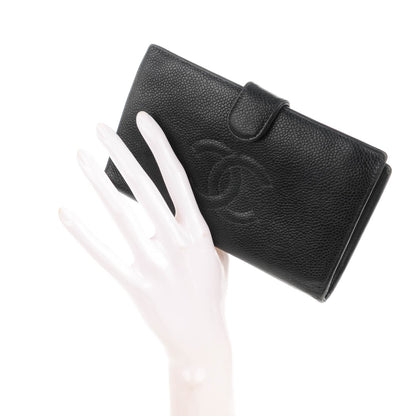Chanel Caviar Timeless CC French Wallet Black 2 of 10