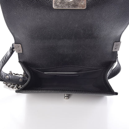 Chanel Caviar Quilted Small Boy Flap Black 5 of 10