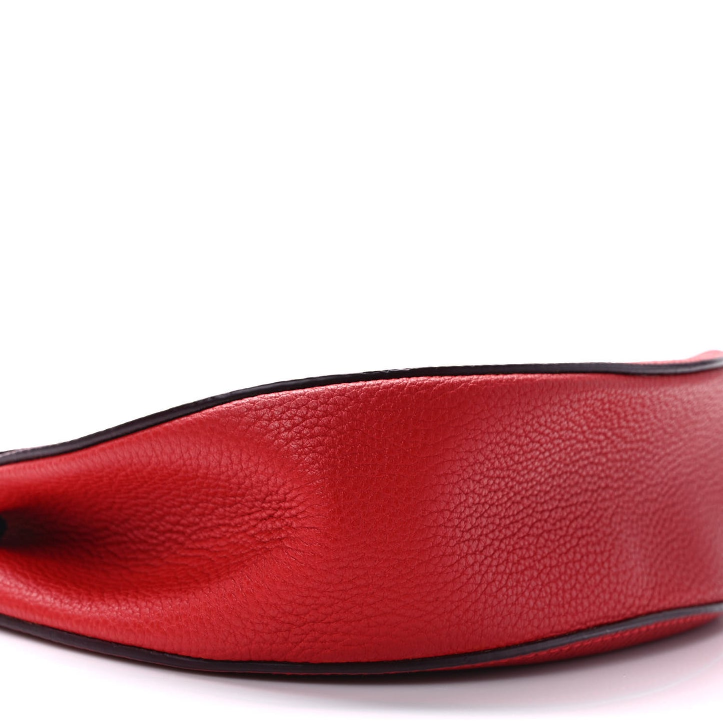 Grained Lambskin Drew Shoulder Bag Plaid Red