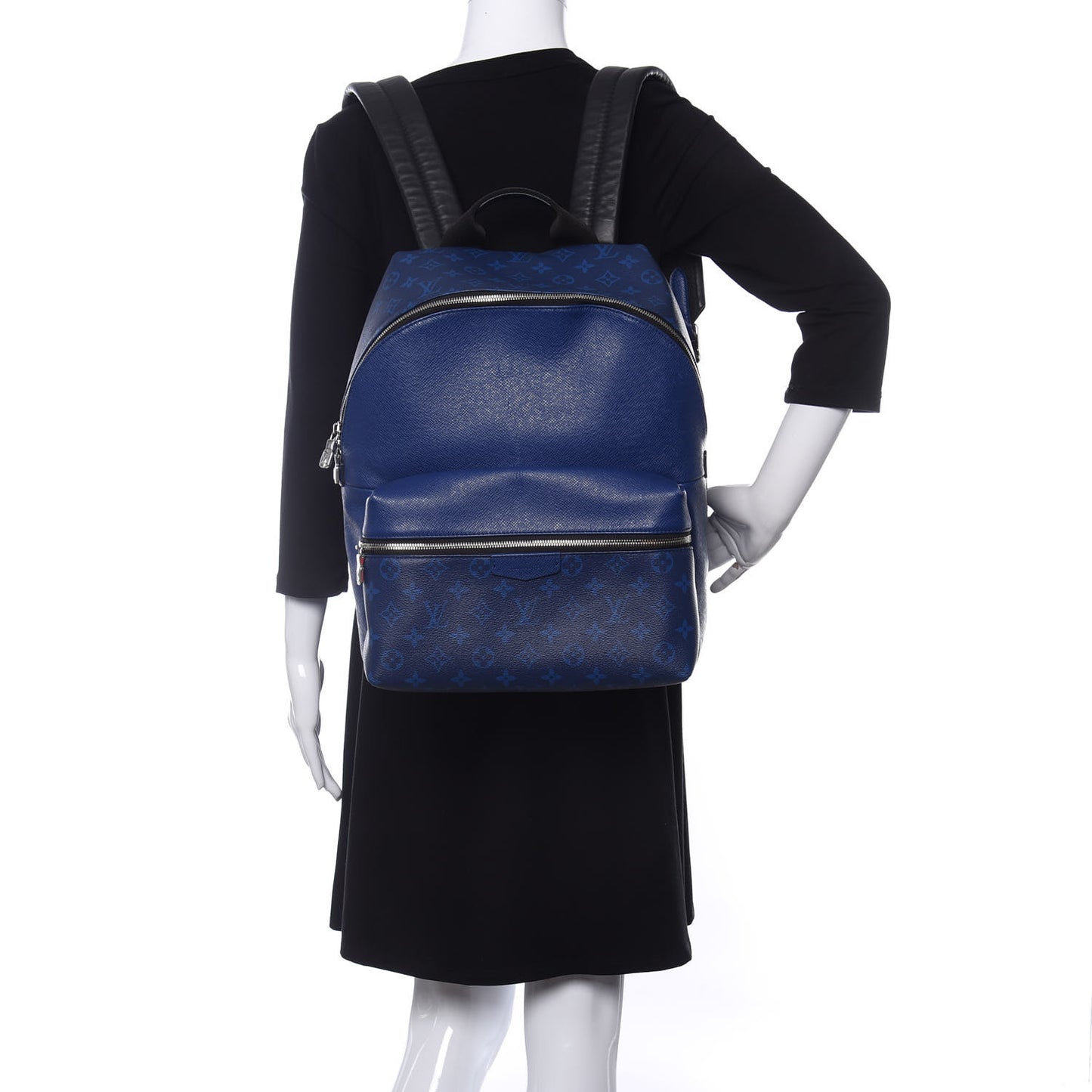 Taiga Monogram Discovery Backpack PM Cobalt