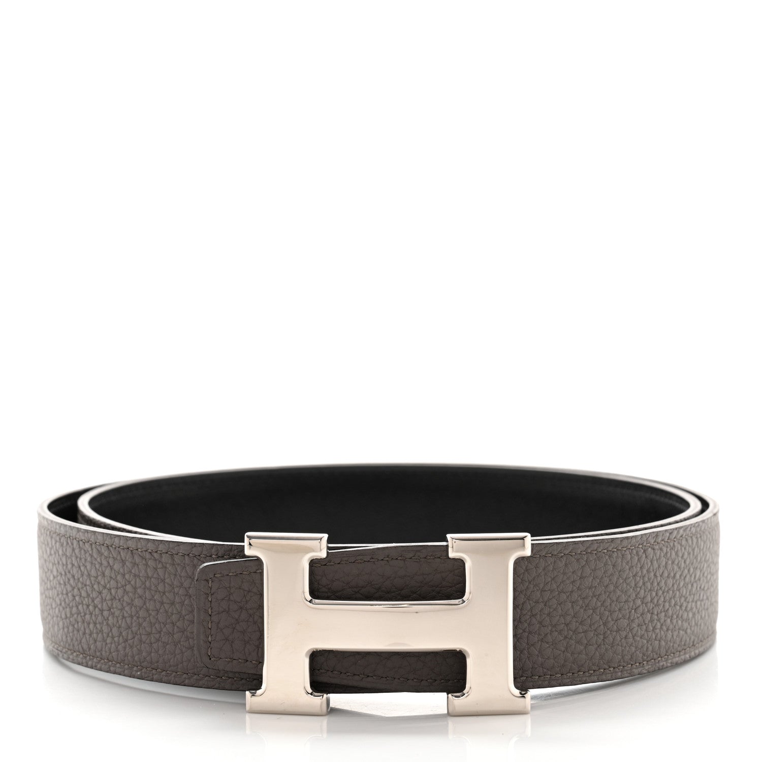 Hermes Box Togo 32mm H Belt 85 Black Etain 7 of 7