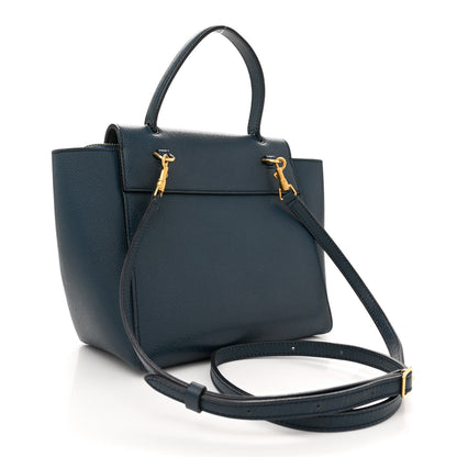 Celine Baby Grained Calfskin Nano Belt Bag Abyss Blue 3 of 13