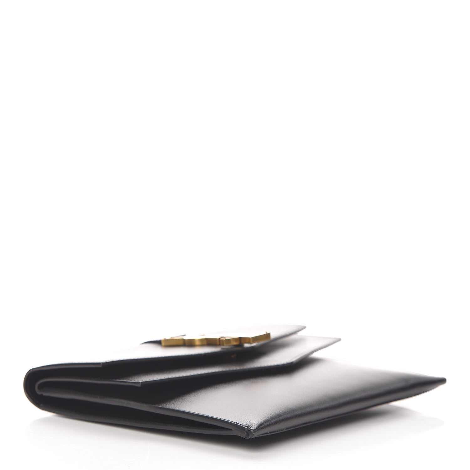 Saint Laurent Smooth Calfskin Monogram Sulpice Clutch Black 4 of 7
