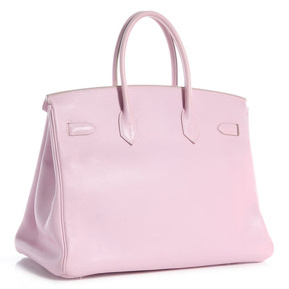 Hermes Swift Birkin 35 Rose Dragee 3 of 22