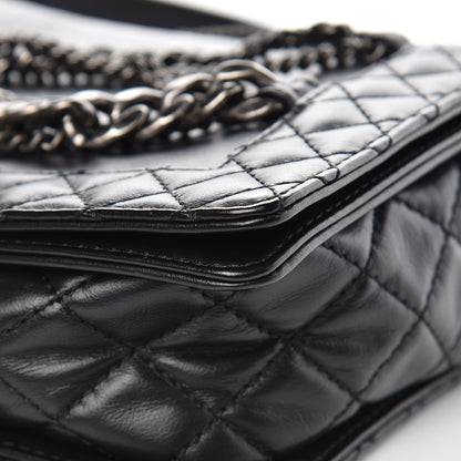 Chanel Calfskin Enchained Medium Boy Flap Black 8 of 9