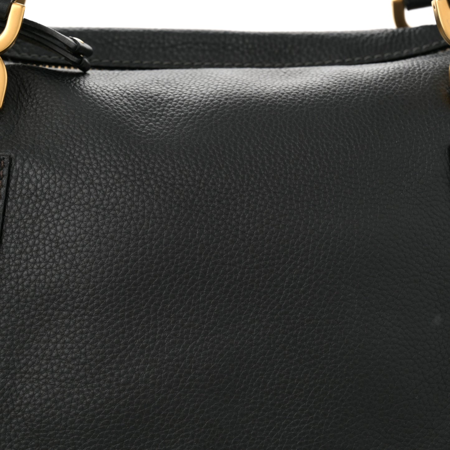 Calfskin Medium Marcie Satchel Black