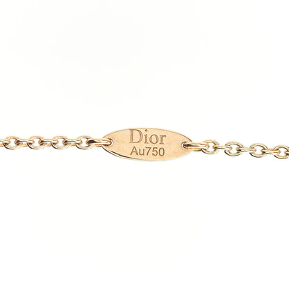 Christian Dior 18K Yellow Gold Diamond Mother of Pearl Long Rose Des Vents Necklace 4 of 4