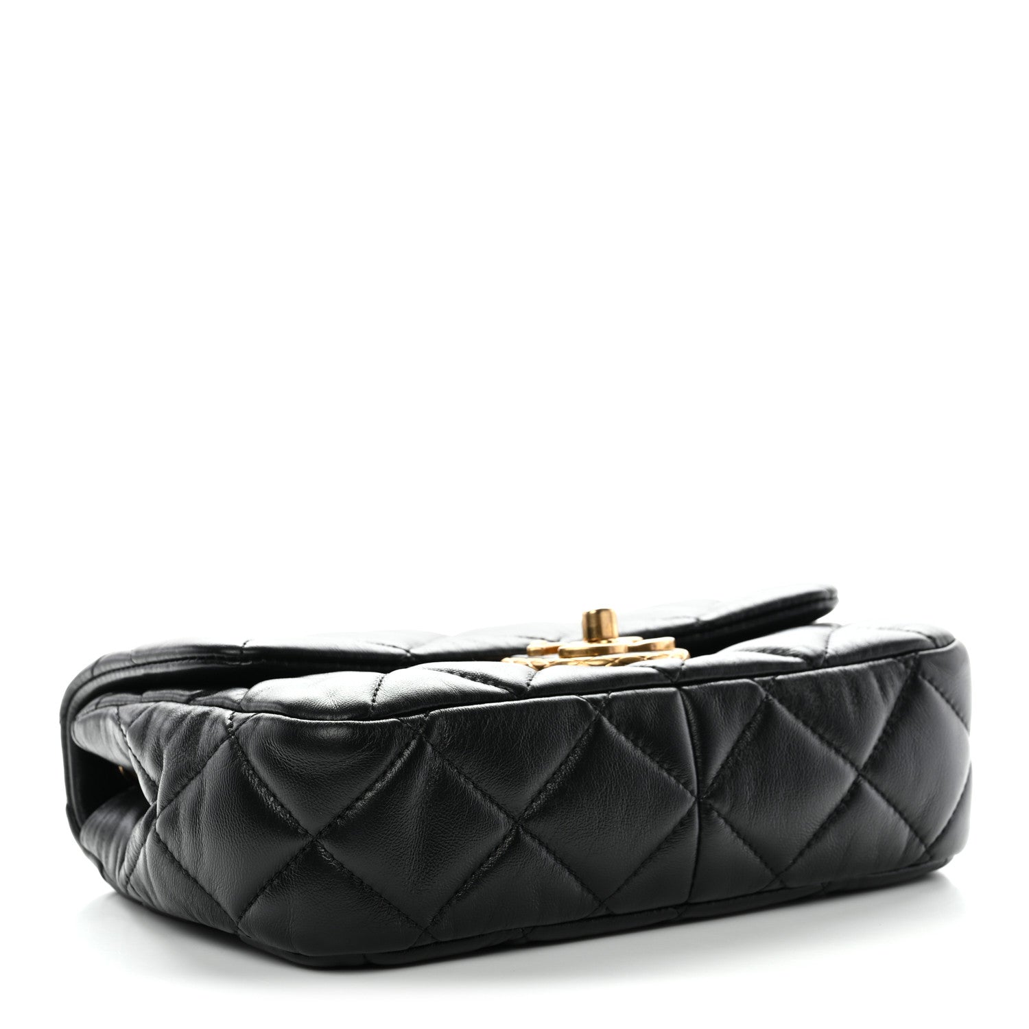 Chanel Lambskin Quilted Mini Flap Black 4 of 11