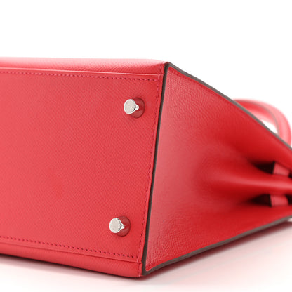 Hermes Epsom Kelly Sellier 28 Rouge Casaque 10 of 12