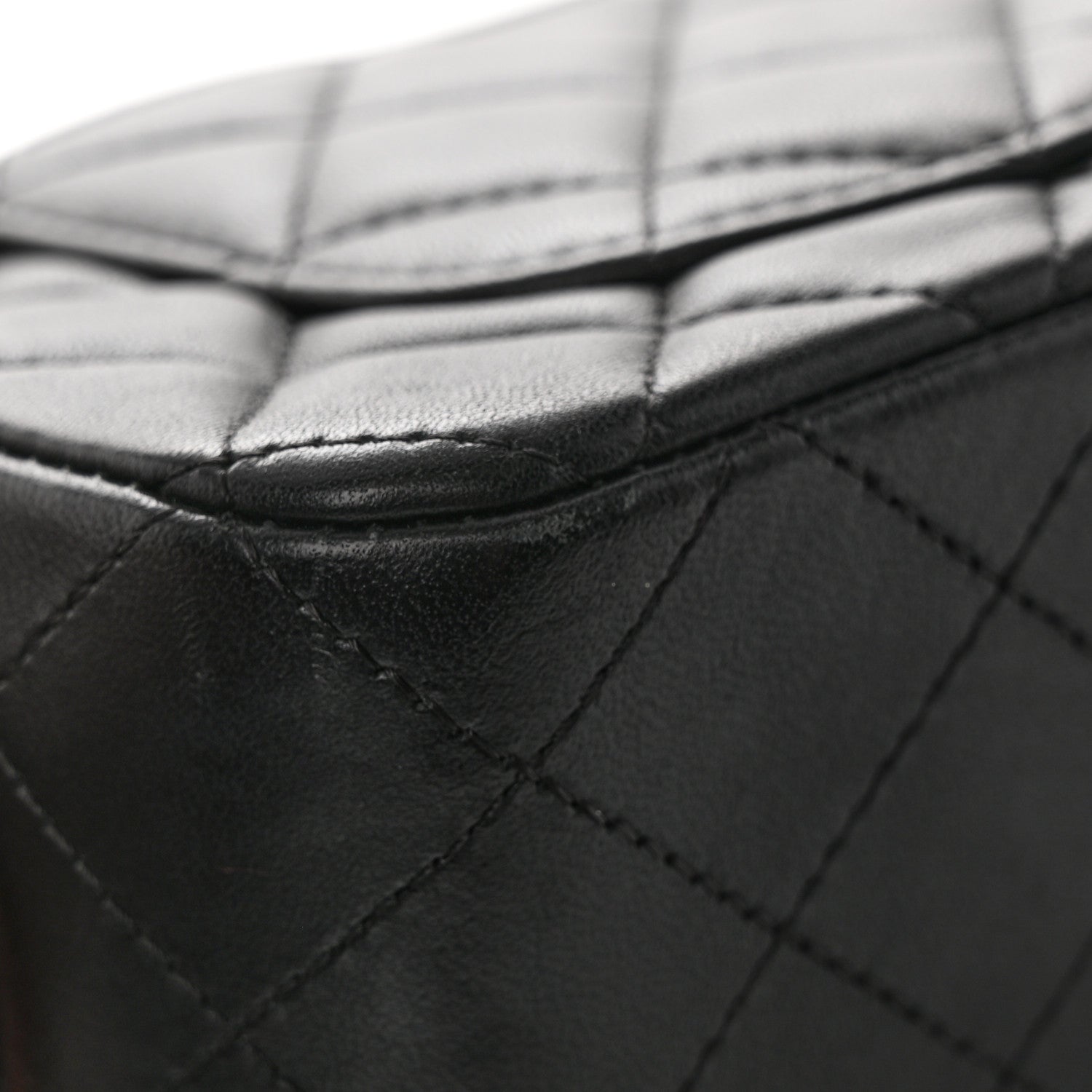 Chanel Lambskin Quilted Mini Rectangular Flap Black 15 of 16