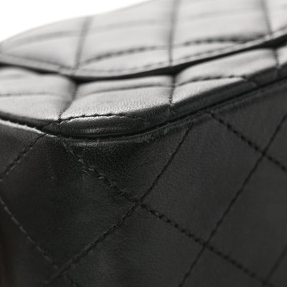 Chanel Lambskin Quilted Mini Rectangular Flap Black 15 of 16