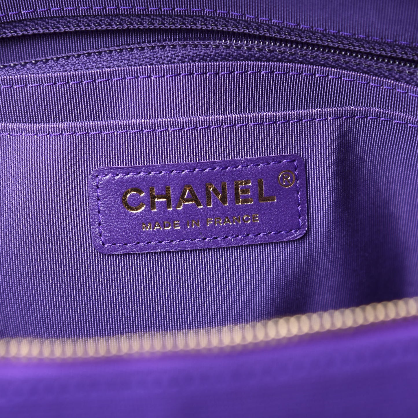 Jersey Quilted Camera Case Purple
