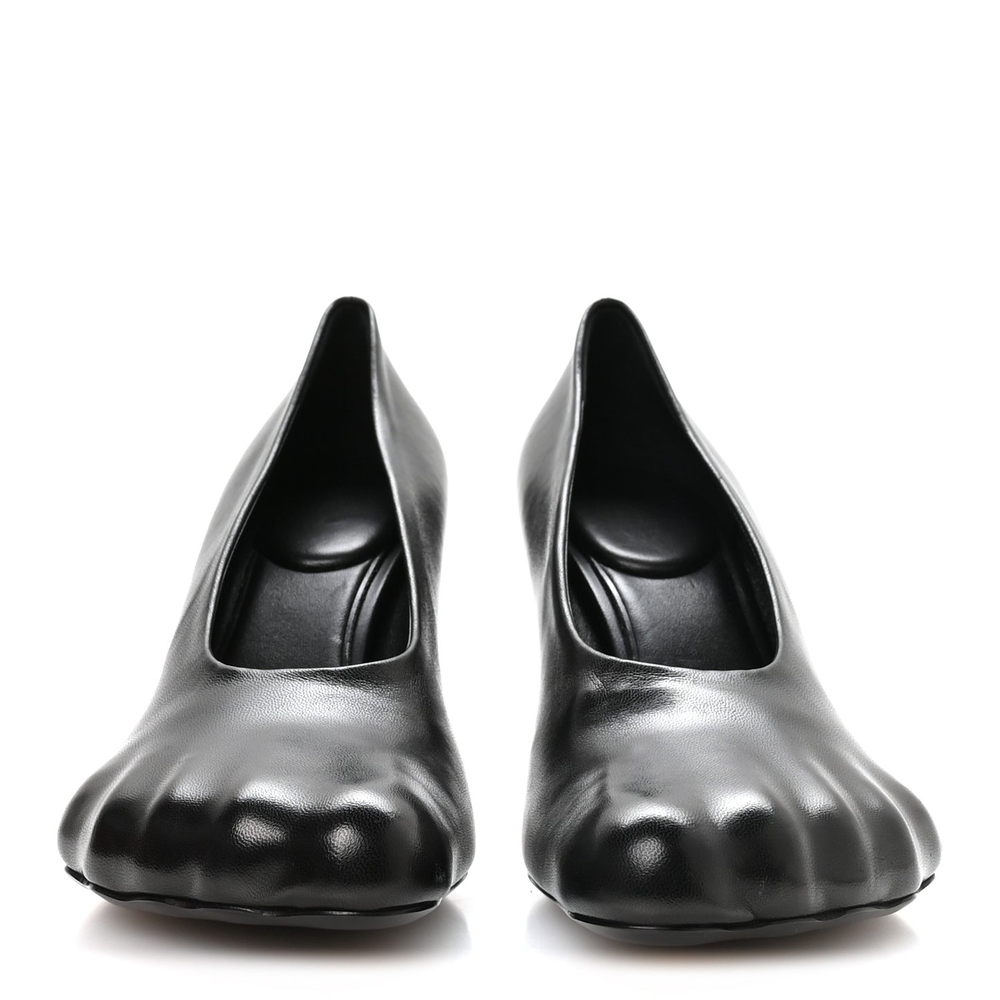 Soft Sheepskin Fetish Pump 38 Black