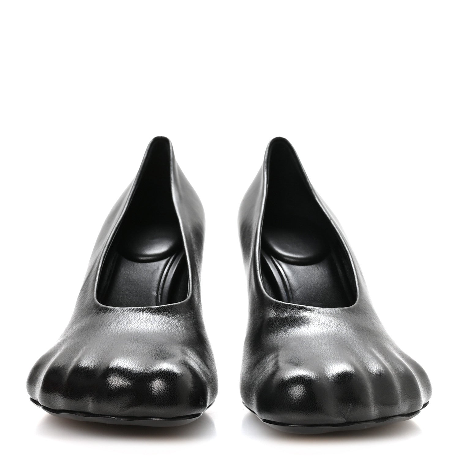 Balenciaga Soft Sheepskin Fetish Pump 38 Black 3 of 9