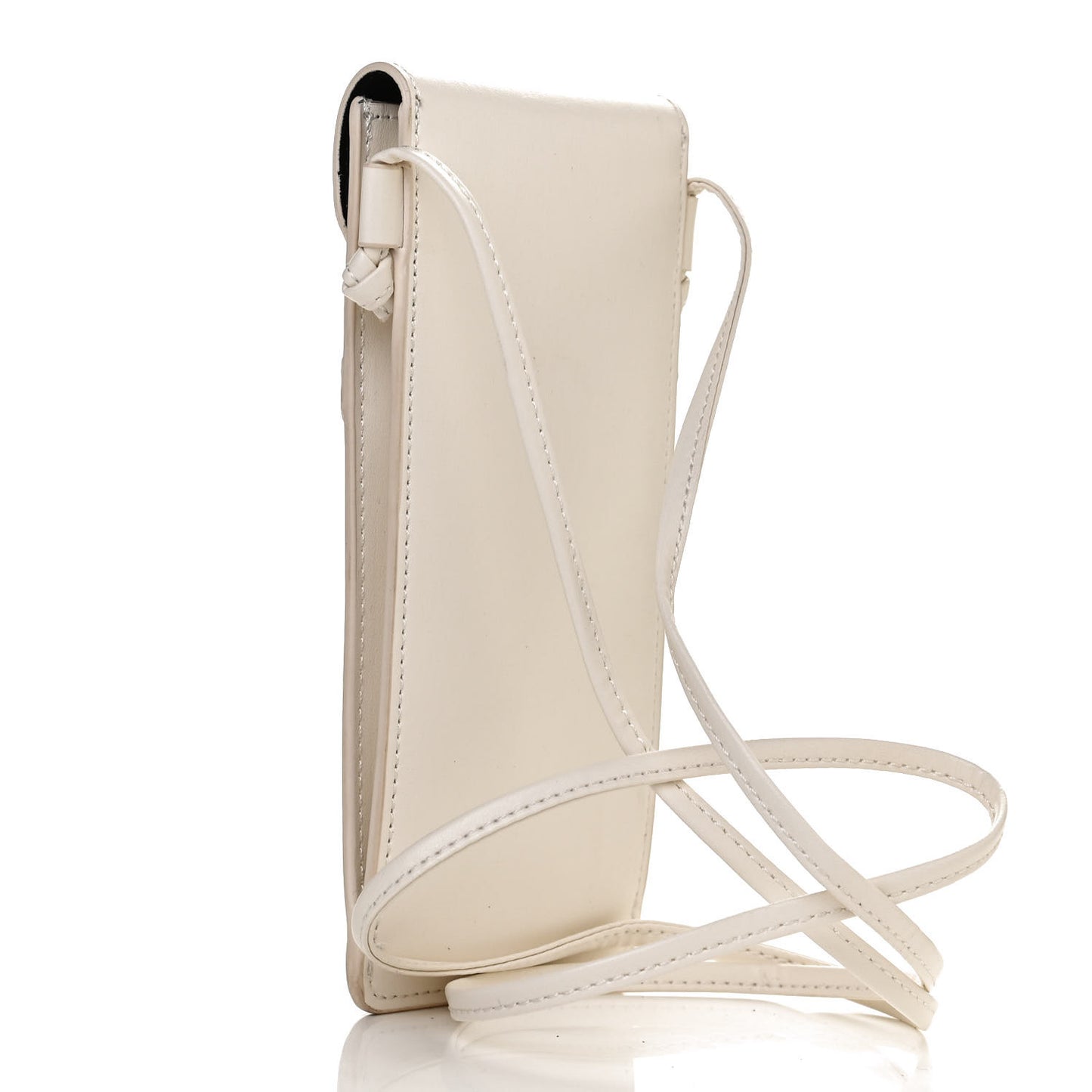 Calfskin St Tropez Sunglasses Pouch White