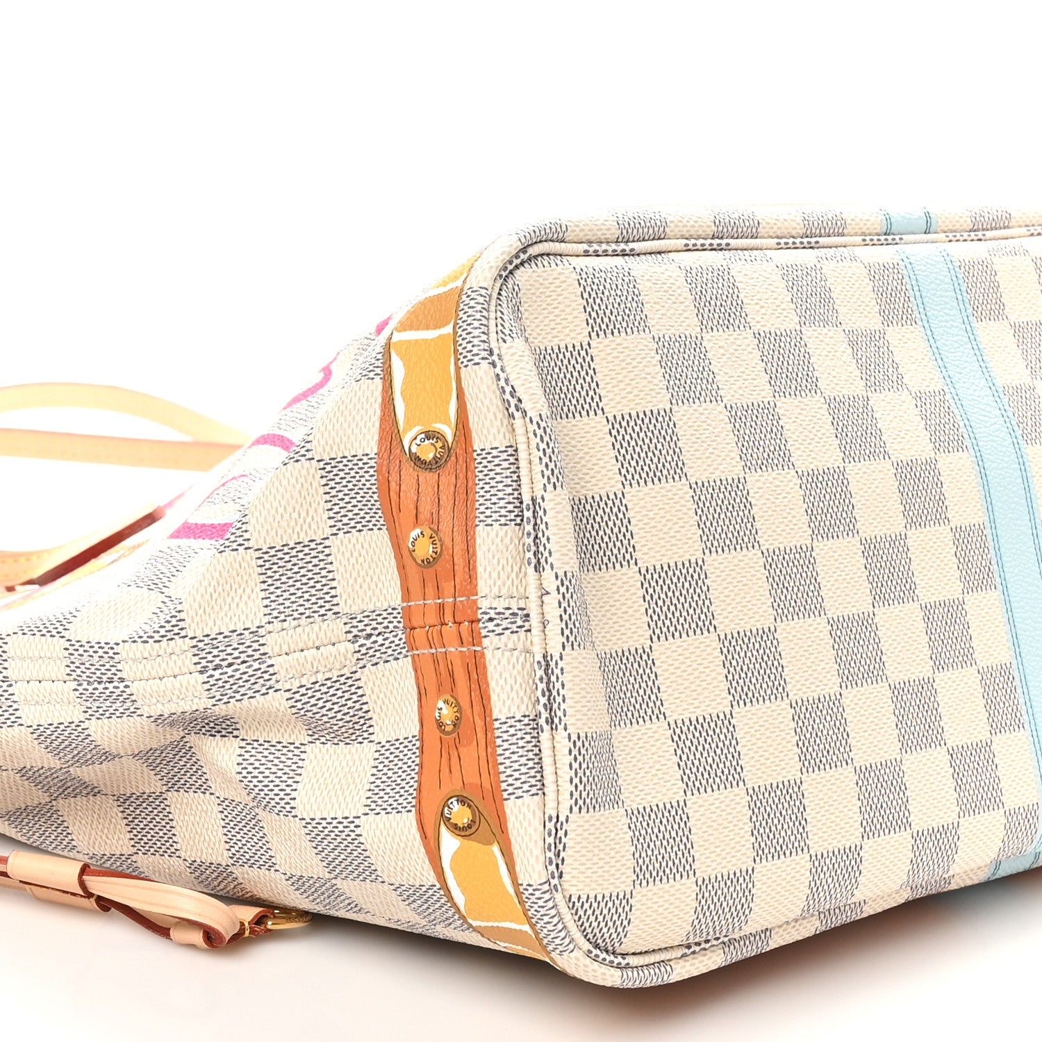 Louis Vuitton Damier Azur Summer Trunks Hawaii Neo Neverfull MM 9 of 10