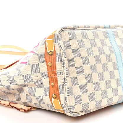 Louis Vuitton Damier Azur Summer Trunks Hawaii Neo Neverfull MM 9 of 10