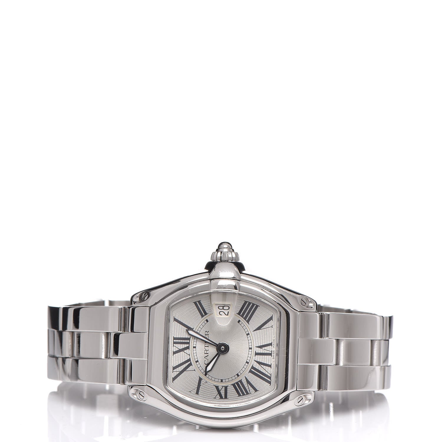 Cartier Stainless Steel 31mm Roadster Quartz Watch 3 of 8