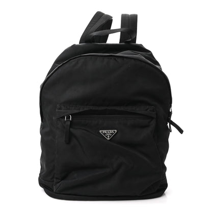 Prada Tessuto Nylon Zip Backpack Black 1 of 10