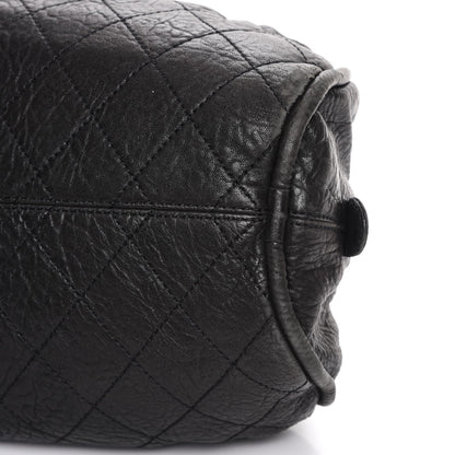 Chanel Distressed Lambskin Le Marais Bowler Black 13 of 13
