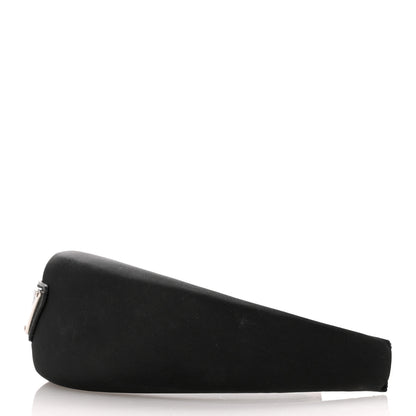 Prada Re-Nylon Metal Triangle Logo Headband Black 4 of 8