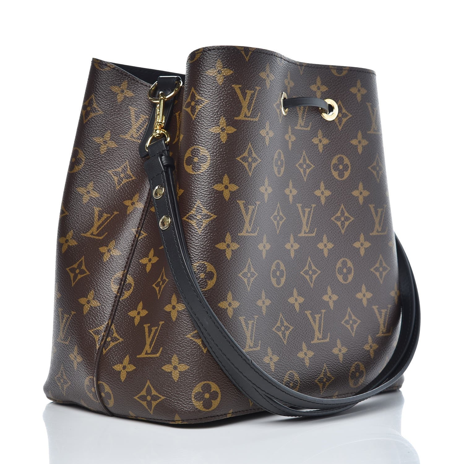 Louis Vuitton Monogram Neonoe MM Black 4 of 9