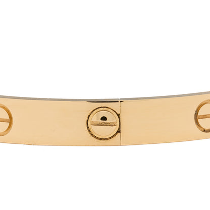 Cartier 18K Yellow Gold LOVE Bracelet 17 4 of 9