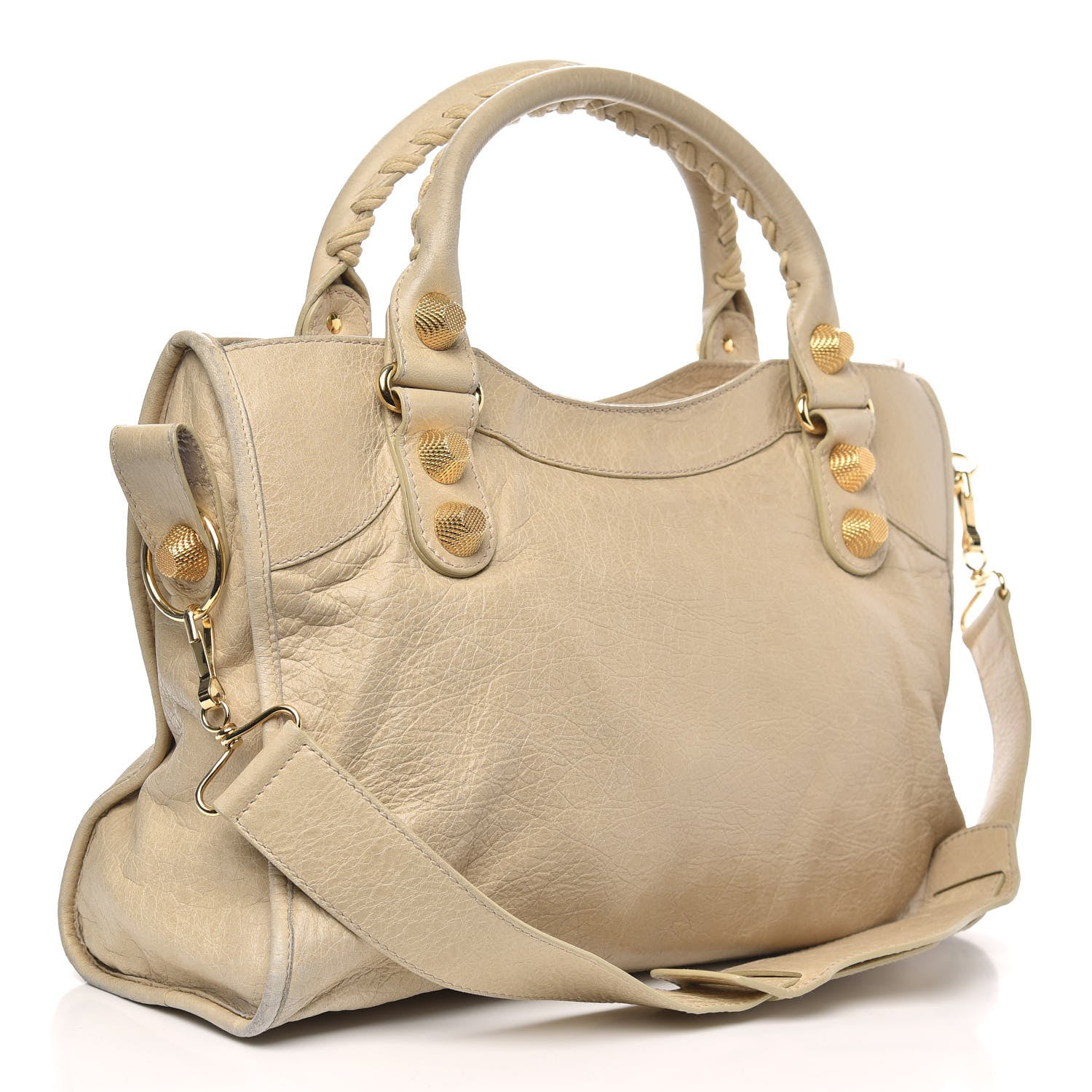 Balenciaga Agneau Giant 21 Gold Hardware City Praline 3 of 12