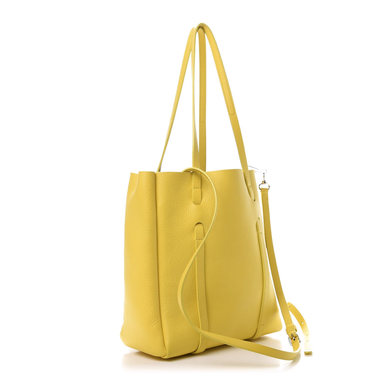 Balenciaga Calfskin XS Everyday Tote Yellow Black 4 of 14