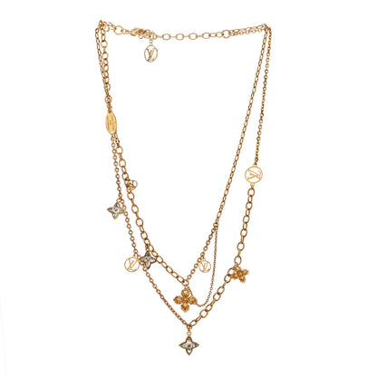 Louis Vuitton Metal Crystal Blooming Supple Necklace 3 of 6