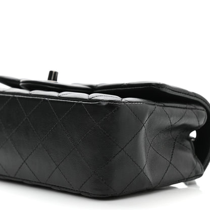 Chanel Lambskin Quilted Mini Rectangular Flap So Black 10 of 11
