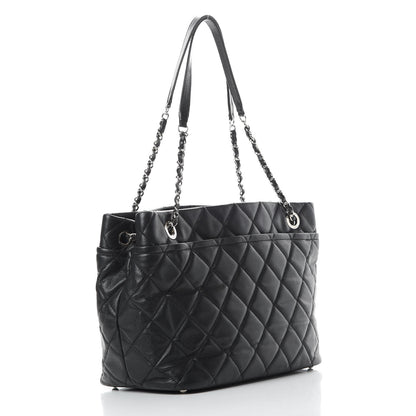 Chanel Caviar Quilted Timeless CC Soft Tote Black 3 of 12