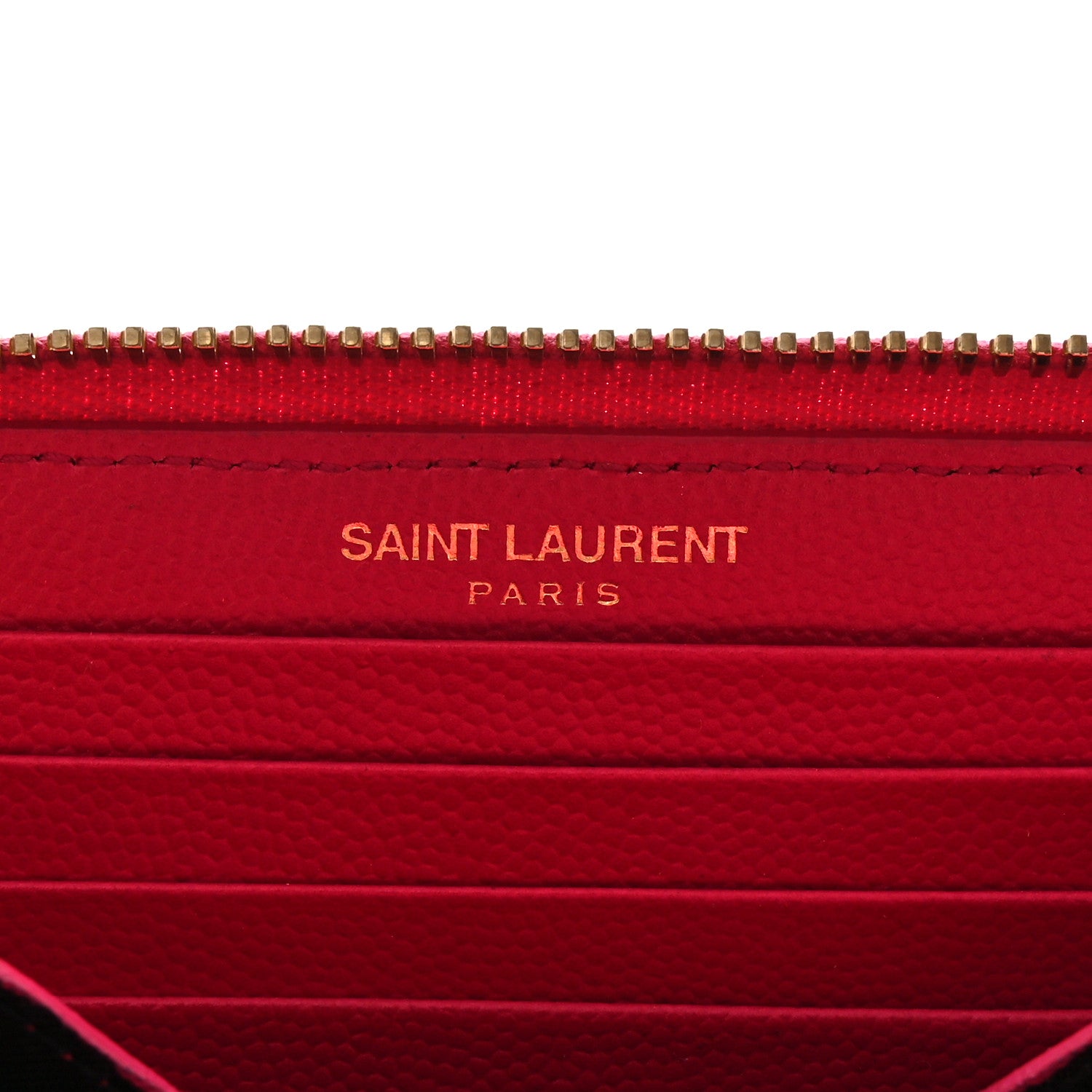 Saint Laurent Grain De Poudre Matelasse Chevron Monogram Phone Wallet Pink 6 of 12