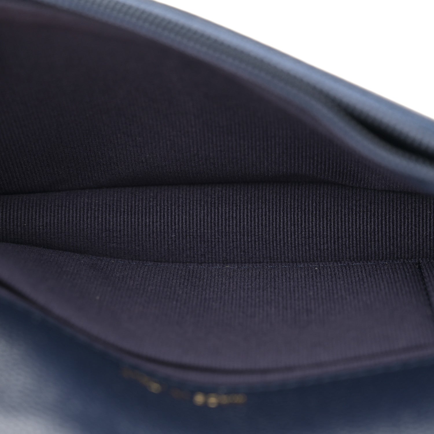 Chanel Caviar Quilted Pocket Twins Clutch With Chain Navy Blue 5 of 11