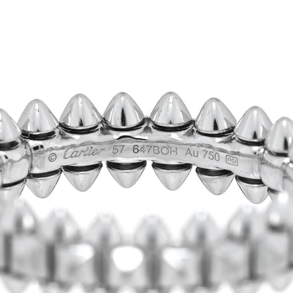 Cartier 18K White Gold SM Clash De Cartier Ring 57 8 4 of 5