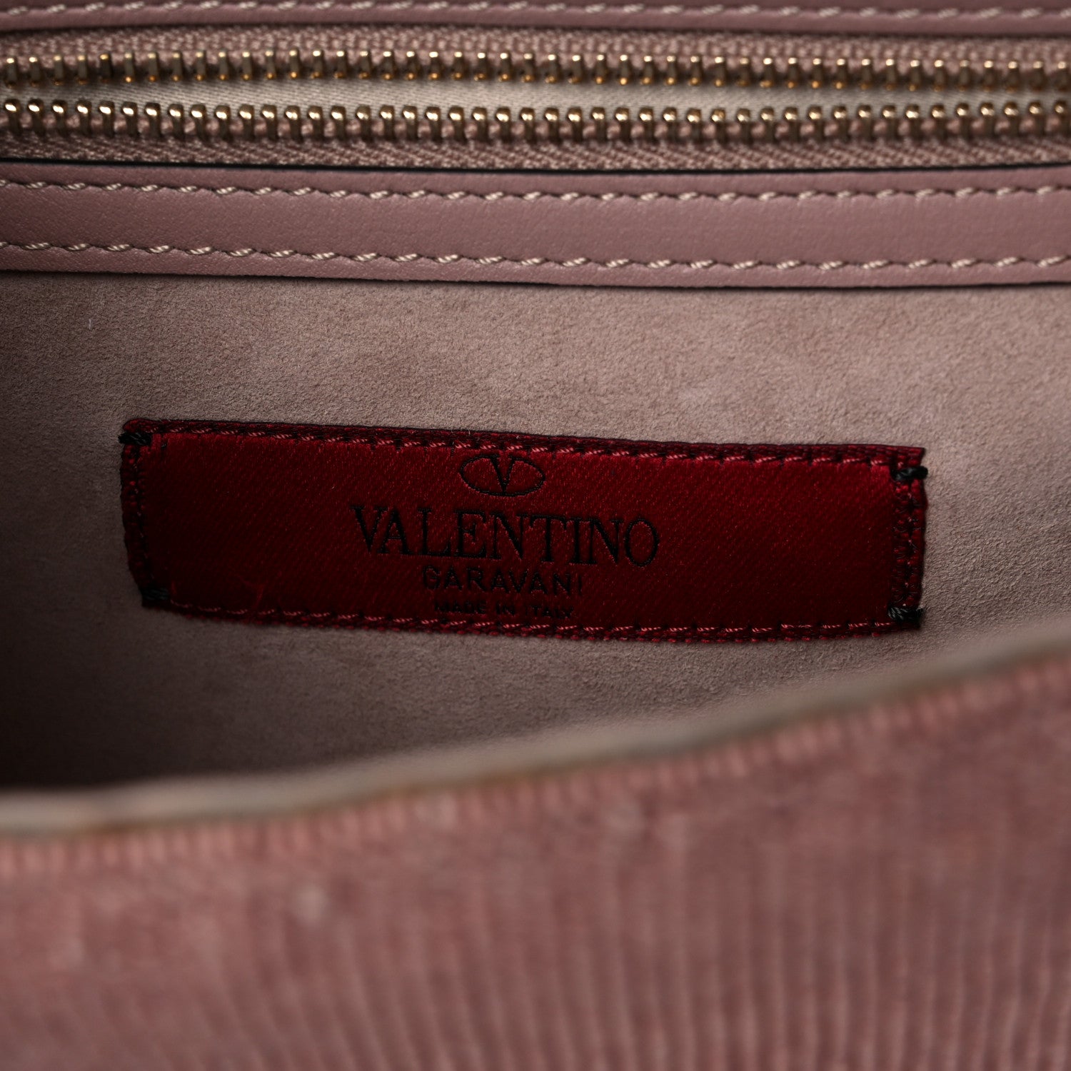 Valentino Garavani Vitello Beaded Small Glam Lock Rockstud Flap Poudre 6 of 10