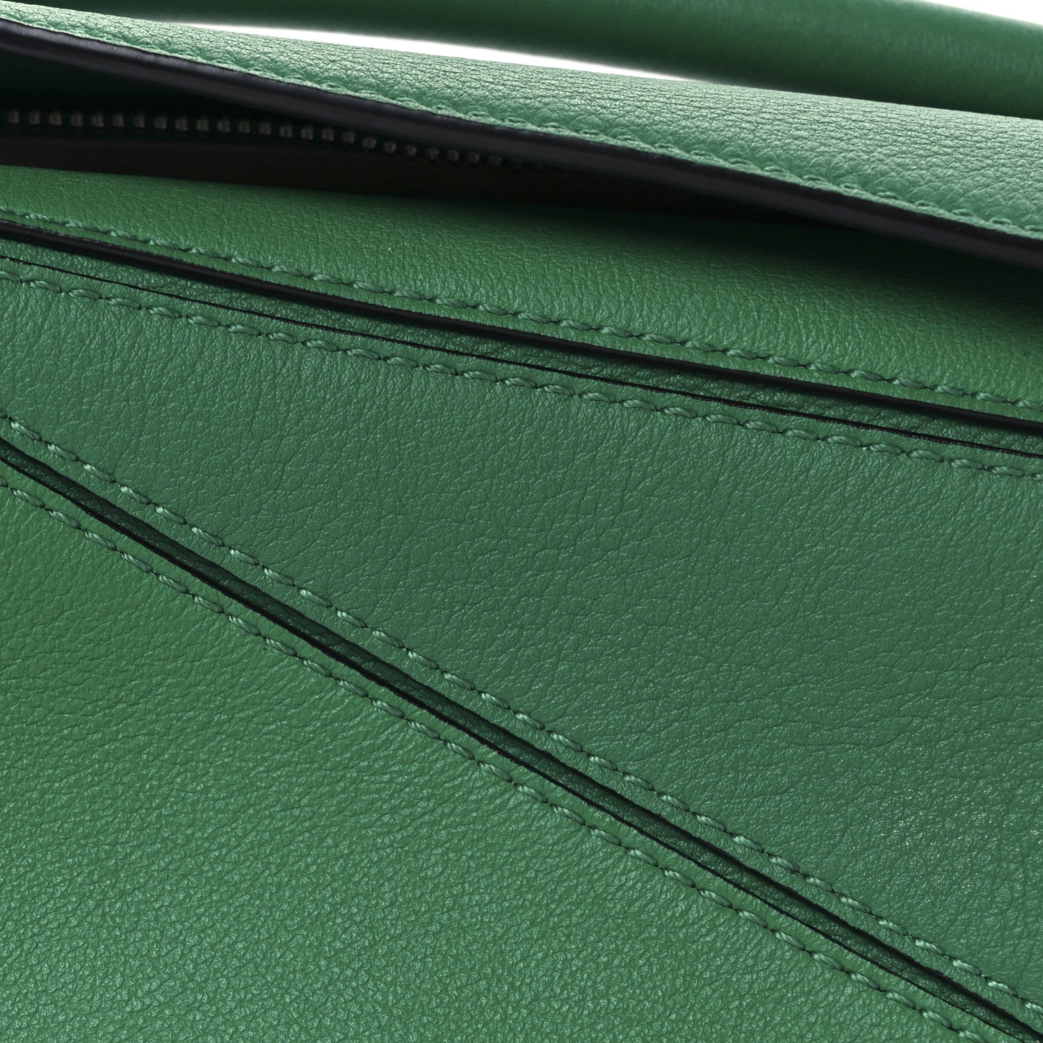 Loewe Calfskin Mini Puzzle Bag Jungle Green 8 of 13