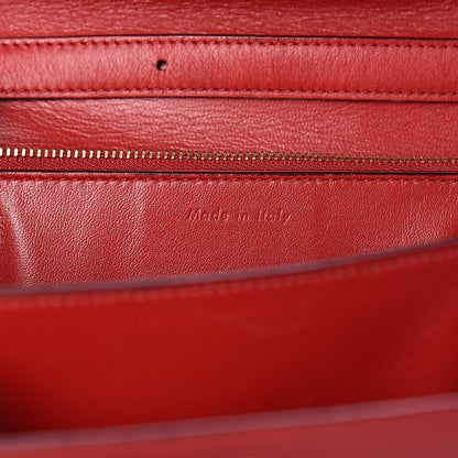 Celine Box Calfskin Medium Classic Box Flap Bag Red 7 of 13