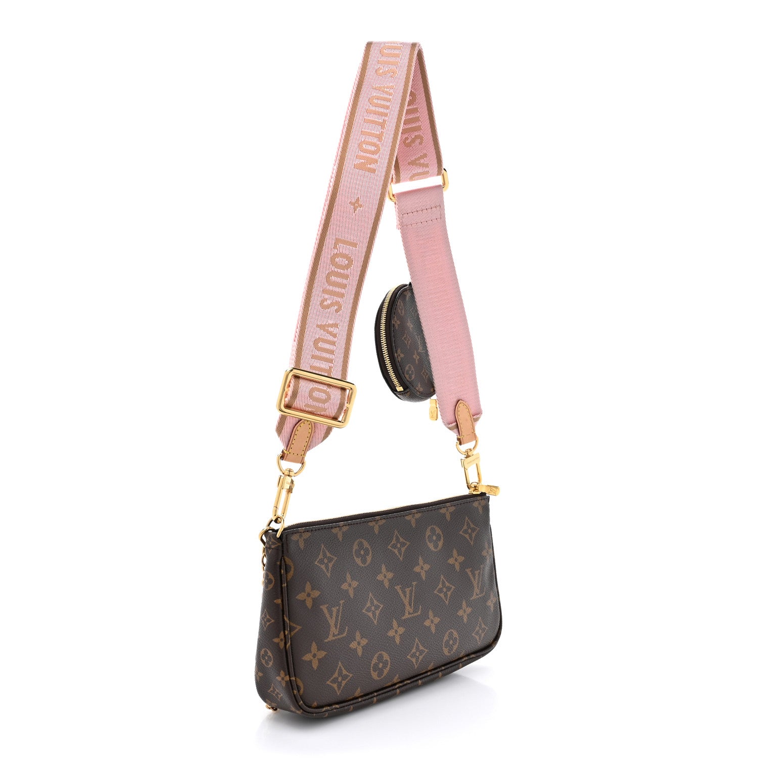 Louis Vuitton Monogram Multi Pochette Accessories Rose Clair 3 of 12